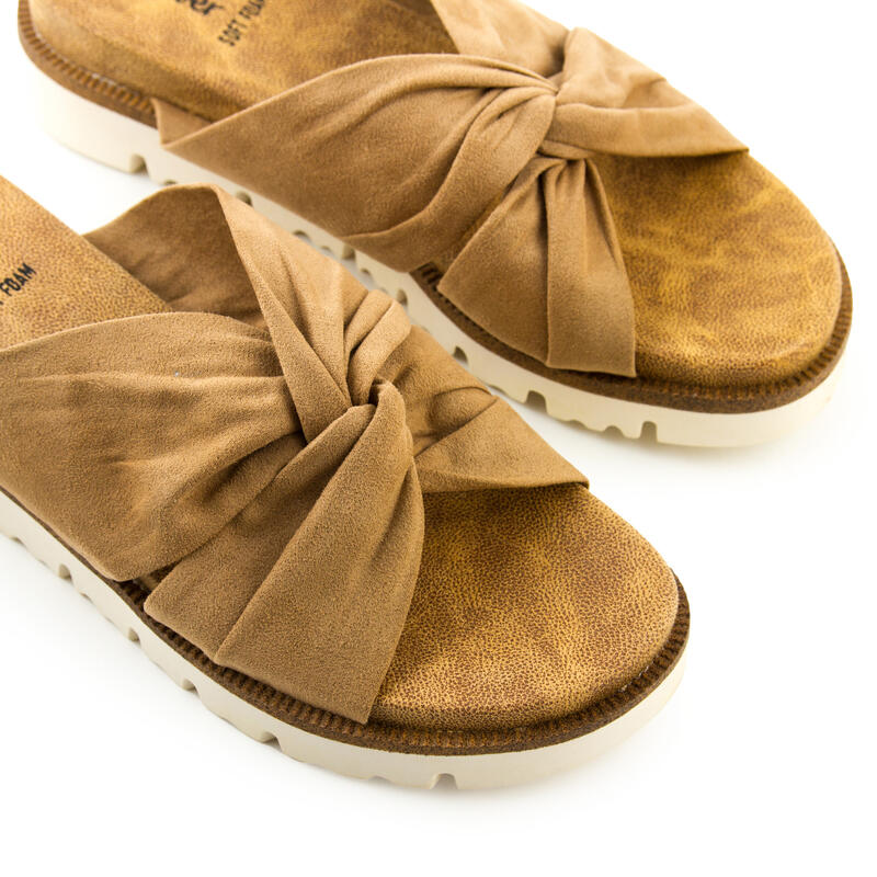 S.Oliver zomerse teenslippers voor dames op het strand