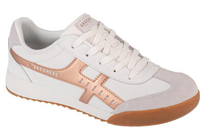 Sportschoenen vrouw skechers zinger metallic roads wit