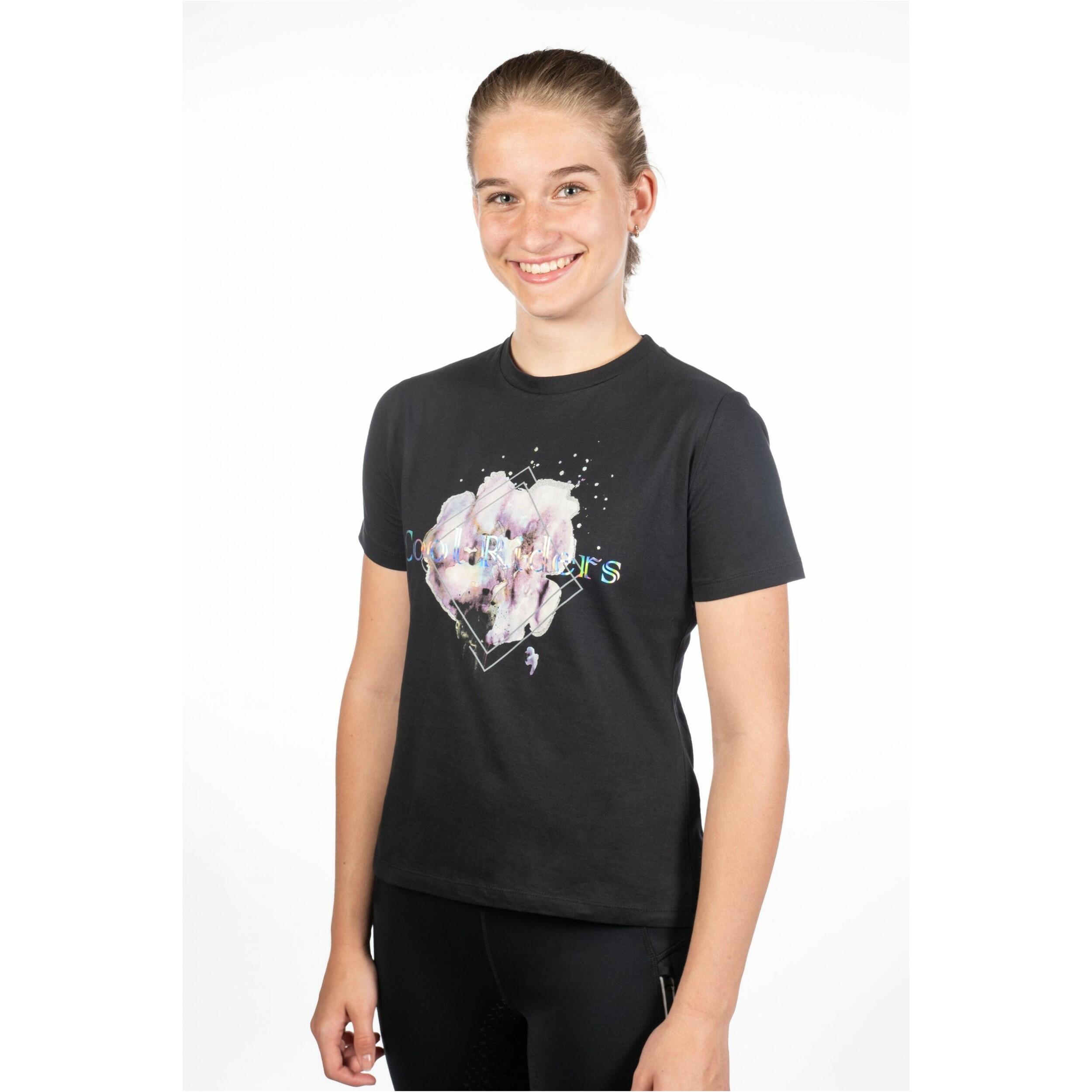 Kinder T-Shirt HAILEY schwarz 6/7