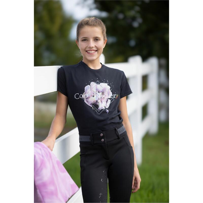 Kinder T-Shirt HAILEY schwarz