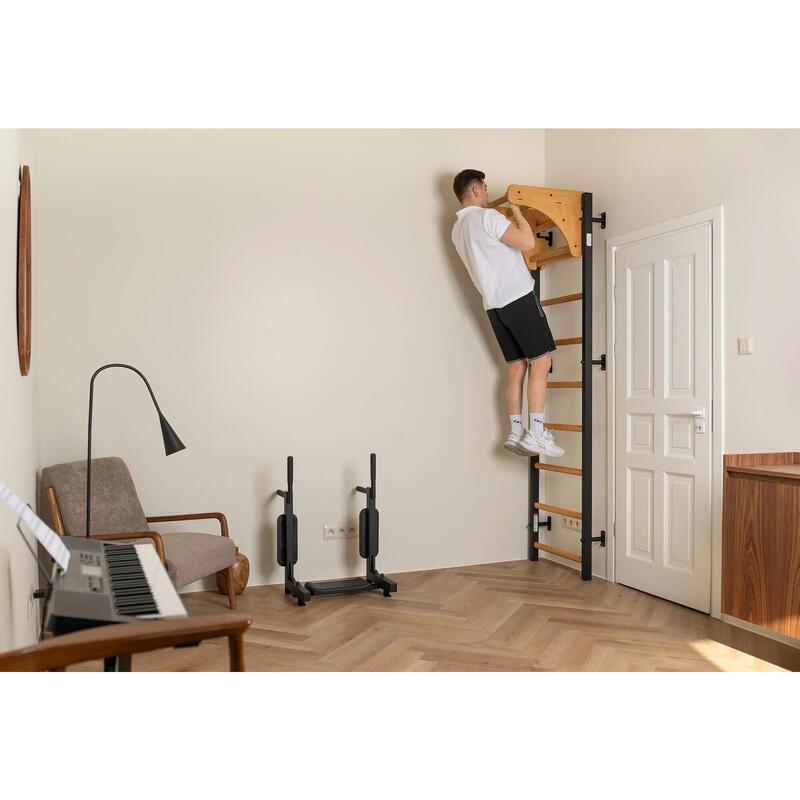 BenchK 711B scala da ginnastica con barra in legno