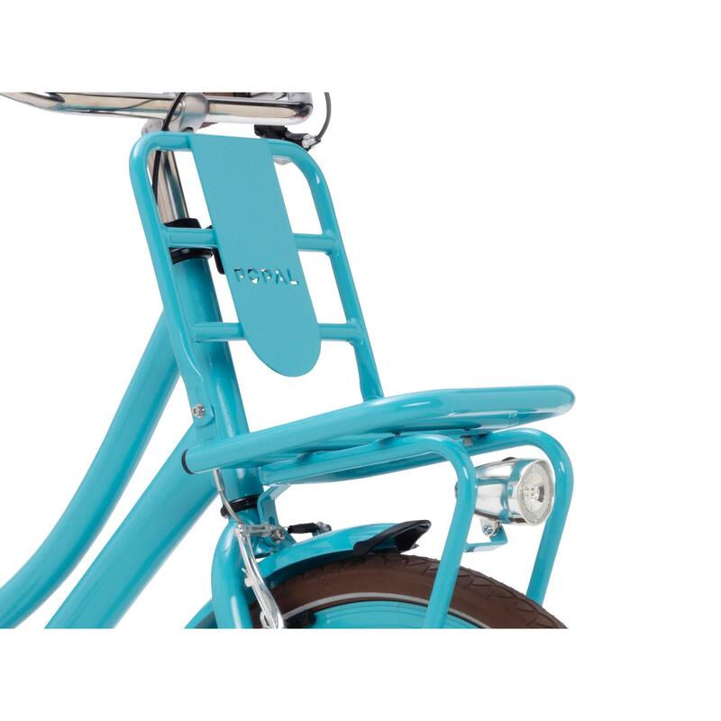 Nogan Cargo Transportfiets - Meisjesfiets - 24 inch - Turquoise