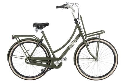 Popal Cargo Aluminium N3 Transportfiets - Stadsfiets - Dames - Mat Zwart