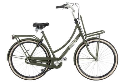 Popal daily dutch basic+ n3 vb transportfiets - stadsfiets - dames - leger groen