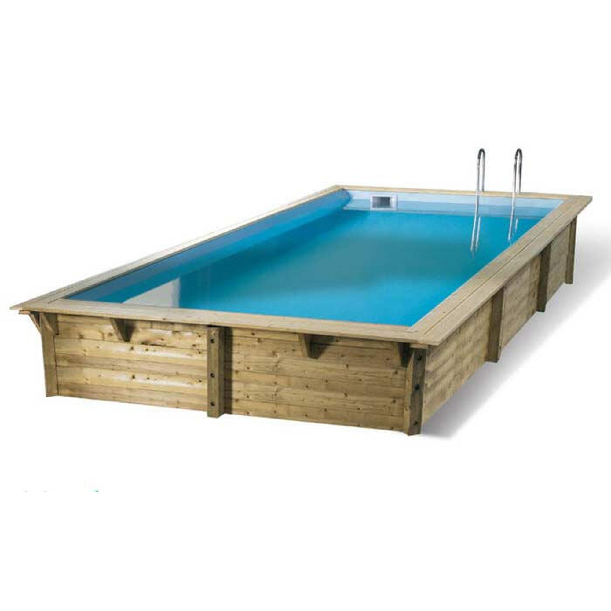 Kit piscine Nortland-Ubbink LINEA 3.50x6.50x1.40m bleu