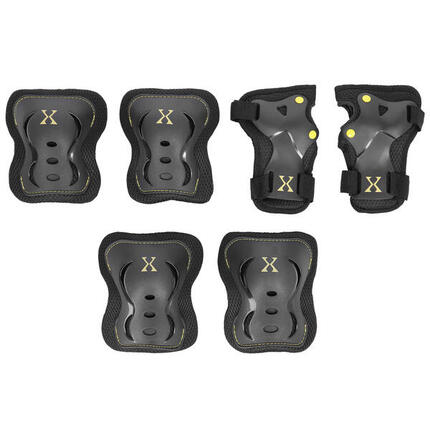 Un jeu de protections pour skateboards et trottinettes H320 NILS EXTREME