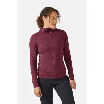 Dámské turistické lezecké sportovní ženy Rab Nexus Hoody Wms