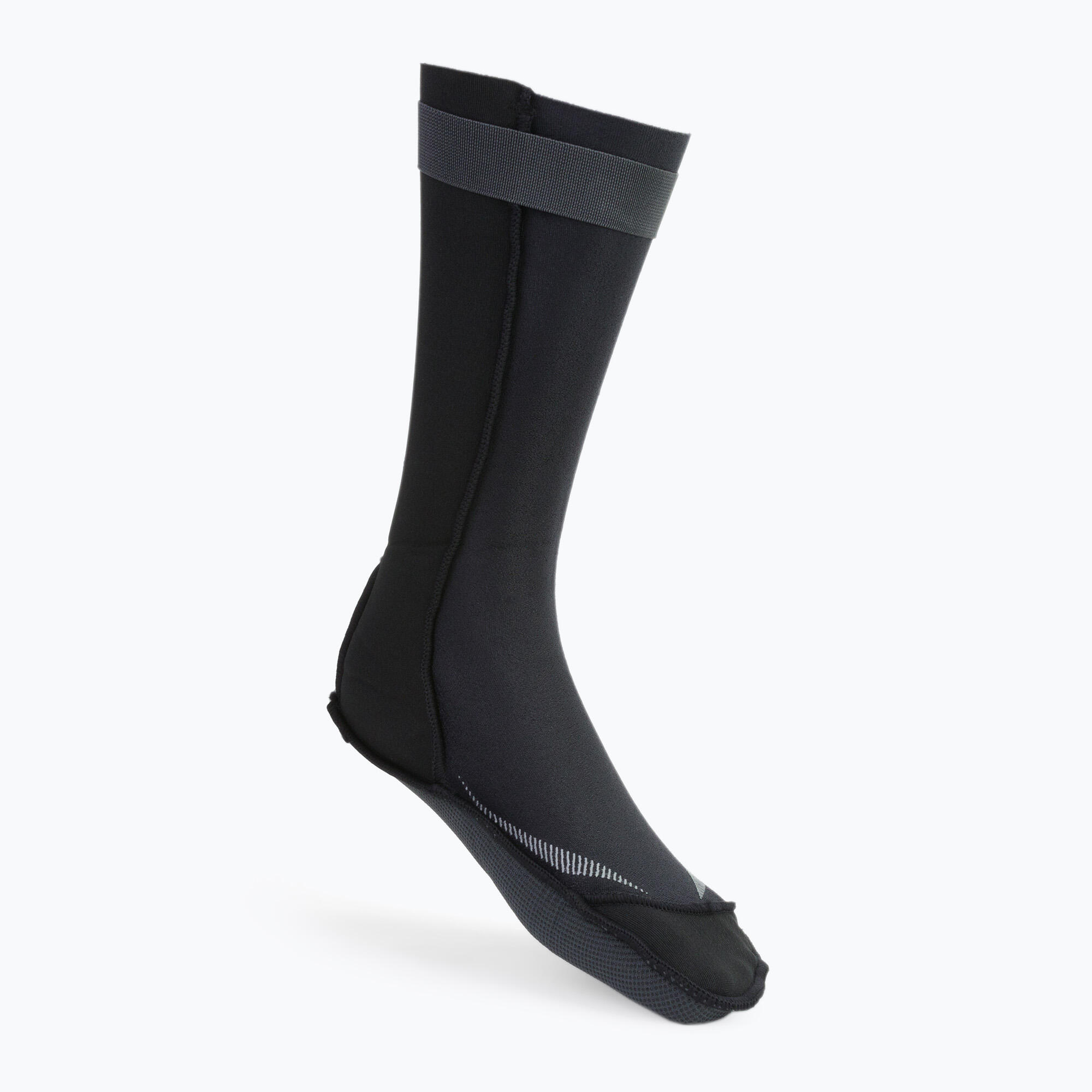 ZONE3 Neoprene Swim Socks Black/Silver - M 4/5