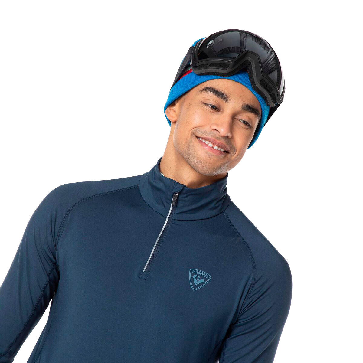 Manga comprida termoativa masculina Rossignol Classique 1/2 Zip 3/5