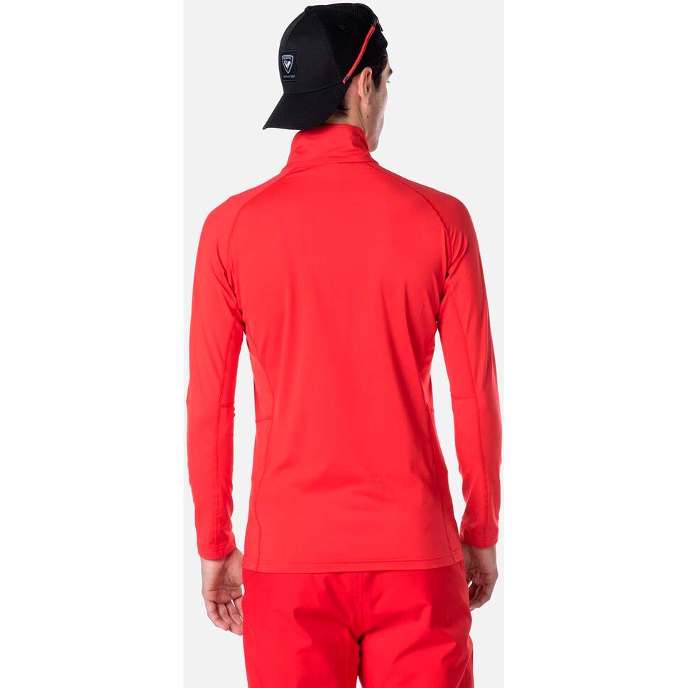 Koszulka termoaktywna Rossignol Classique 1/2 Zip czerwona