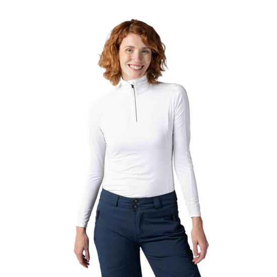 Sous-pull classique 1/2 zip femme Rossignol