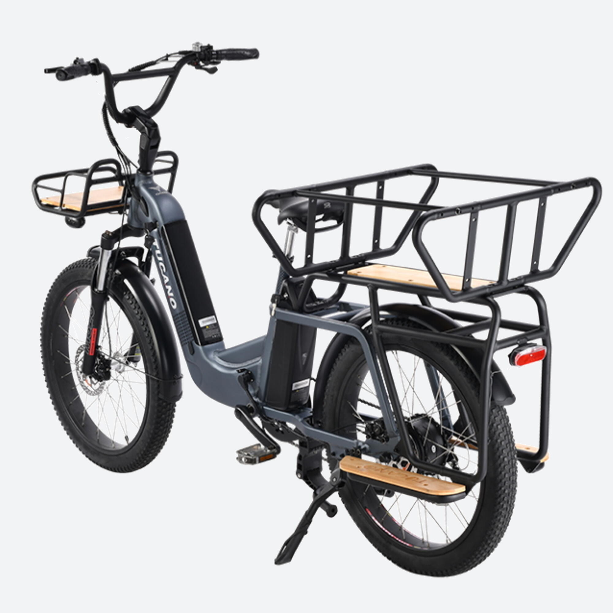 Family Cargo Bicicleta Eléctrica TUC TUC X-Road Gray 2/9