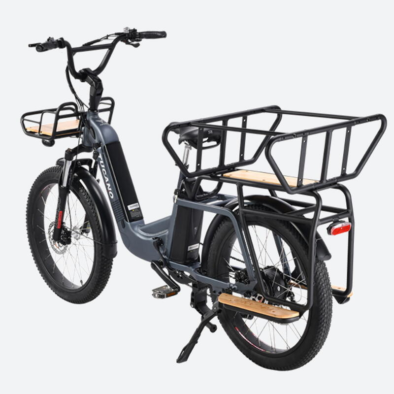 Vélo électrique Family Cargo TUC TUC X-Road gris