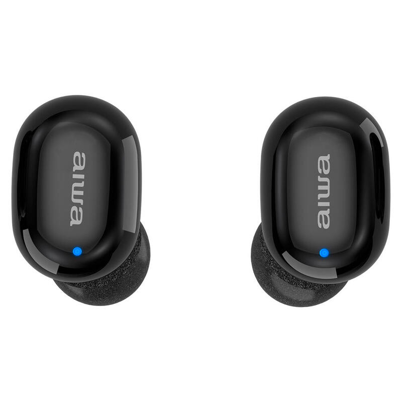 Auricular Bluetooth Intrauditivo Aiwa Ebtw-150bk Black