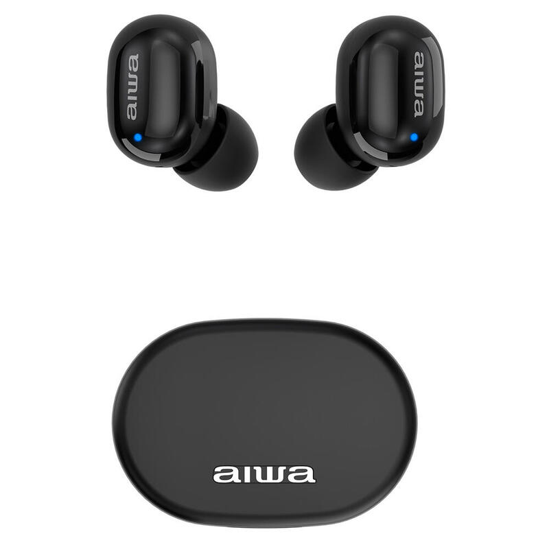 Auricular Bluetooth Intrauditivo Aiwa Ebtw-150bk Black