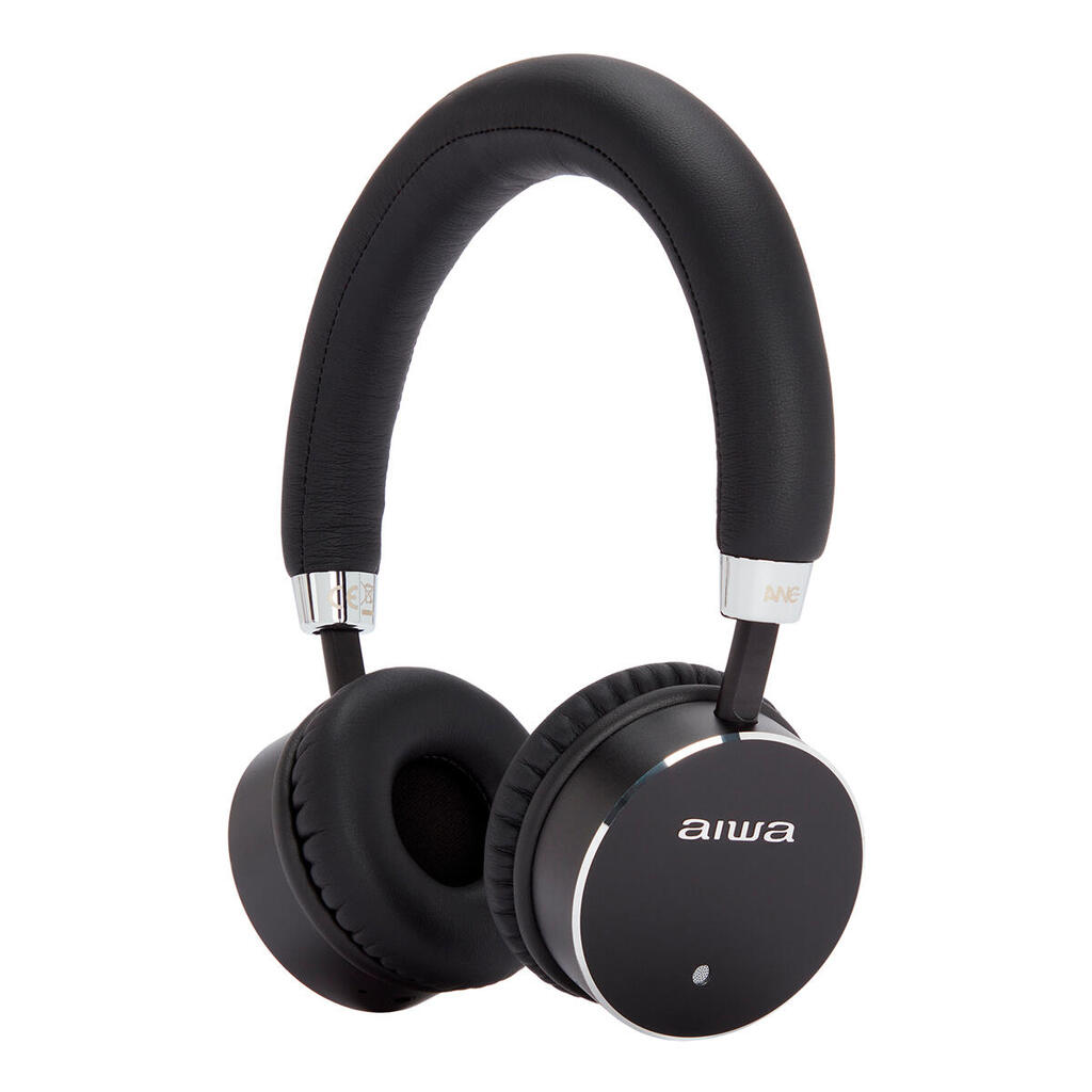 Aiwa HSTBTN-800BK Wireless Headphones with Noise Cancelling