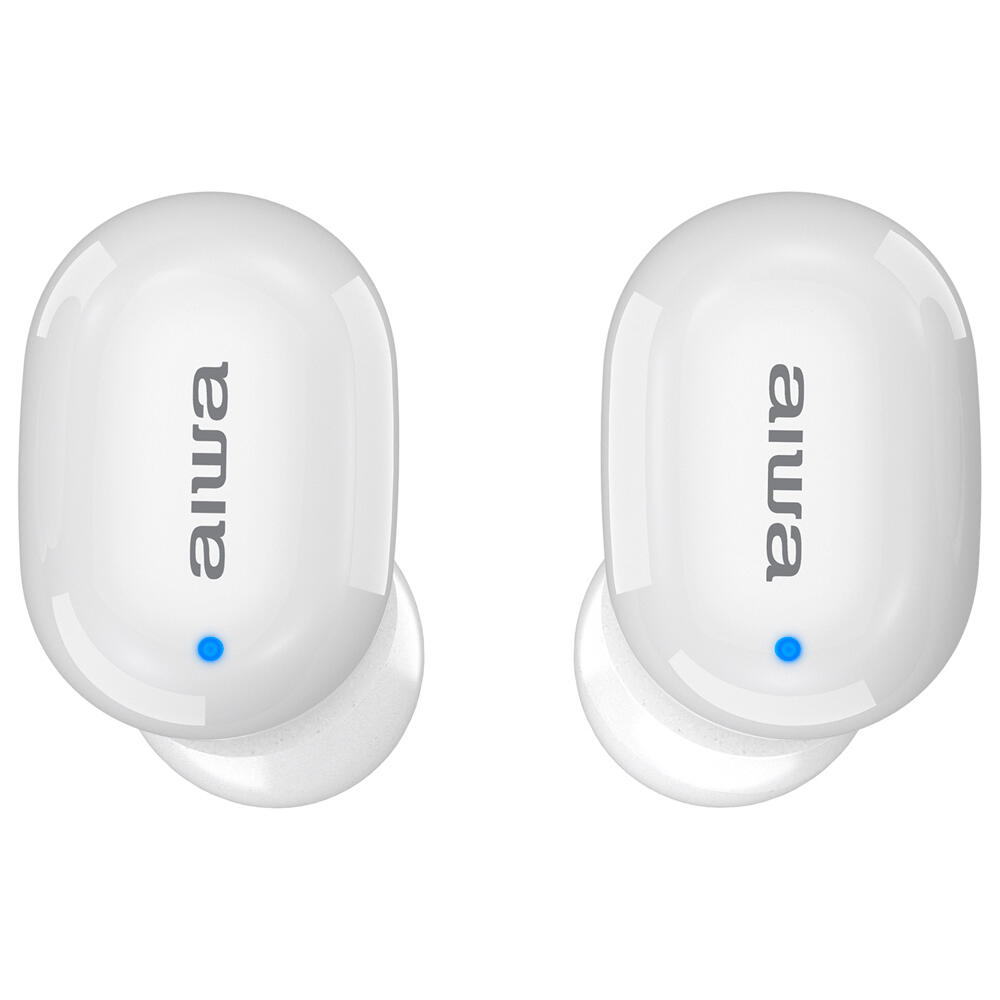 Aiwa EBTW-150 Auriculares Bluetooth Blancos 5/5