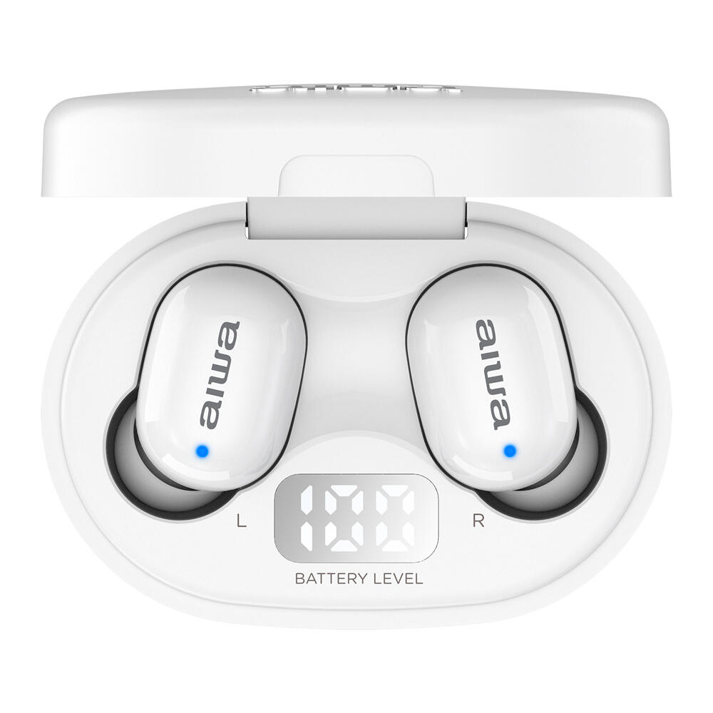 Aiwa EBTW-150 Auriculares Bluetooth Blancos 4/5