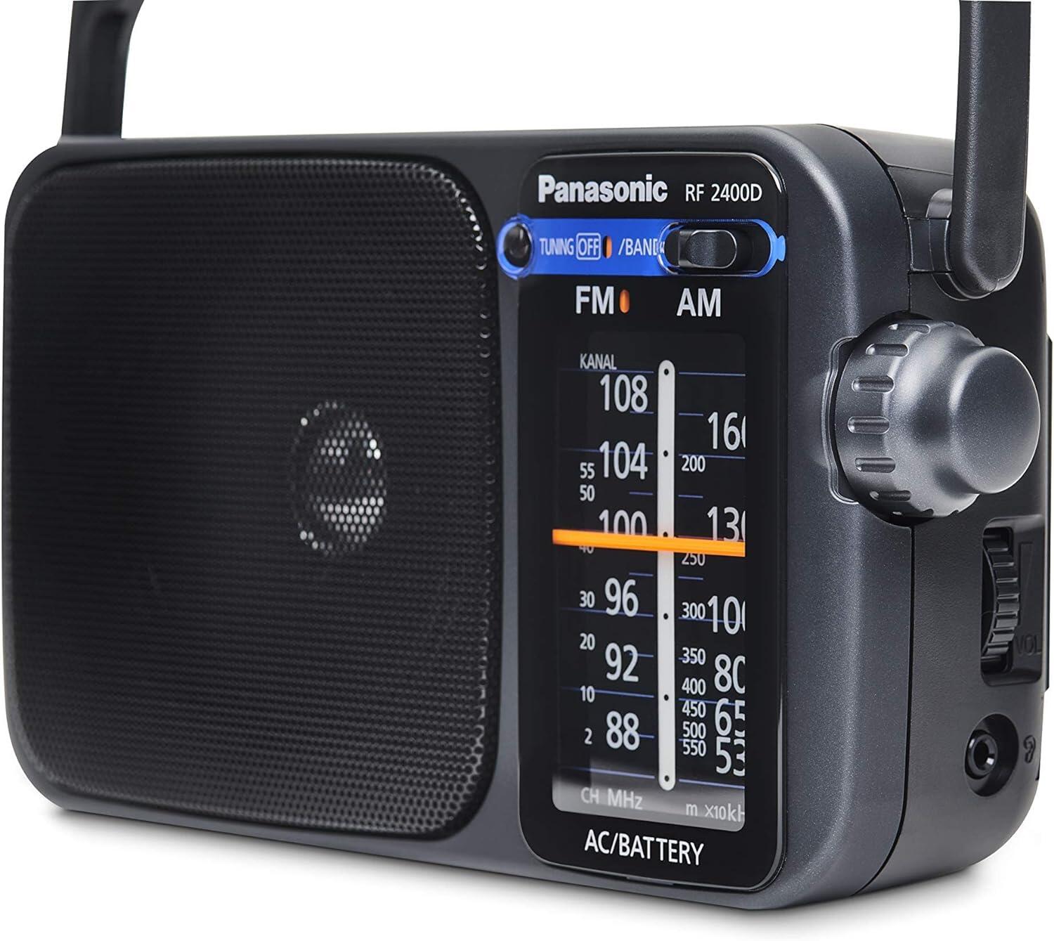 Panasonic RF-2400D Digital Portable Radio AM/FM 3/4