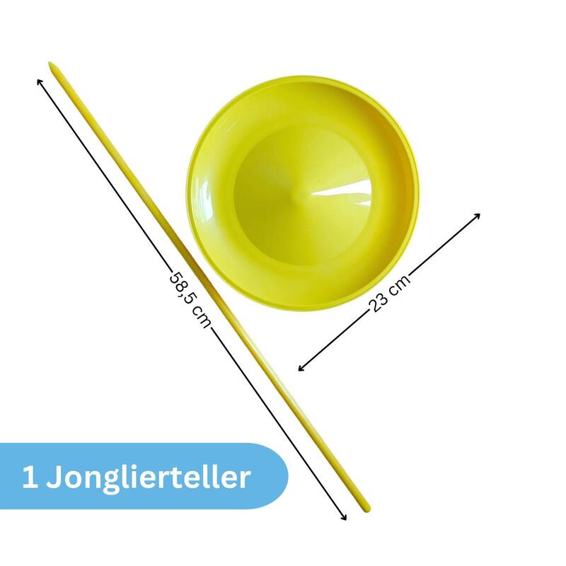 Jonglier-Set, 16-teilig im praktischen Rucksack für Kinder und Anfänger