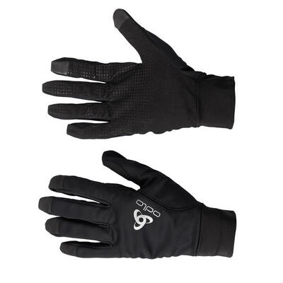 Paar odlo zeroweight warme winterhandschoenen zwart unisex