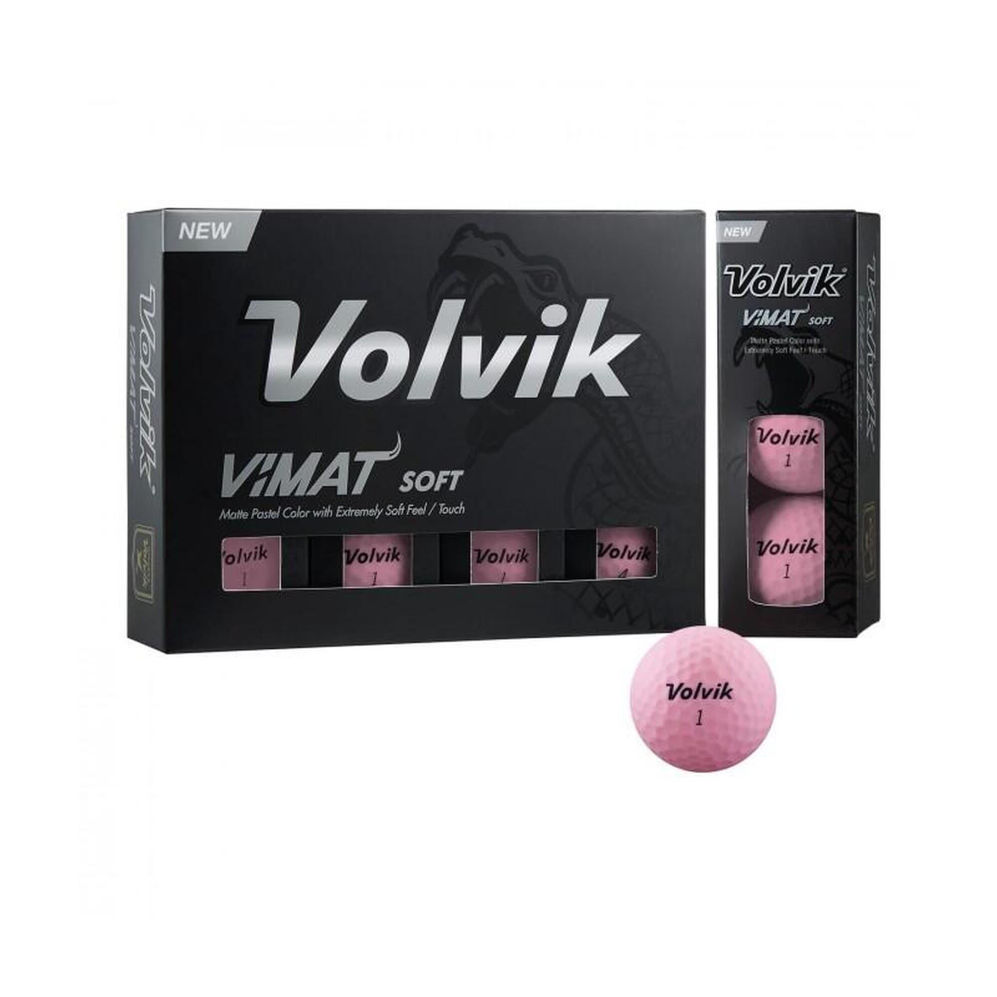 Lot de 2 balles de golf Volvik Vimat