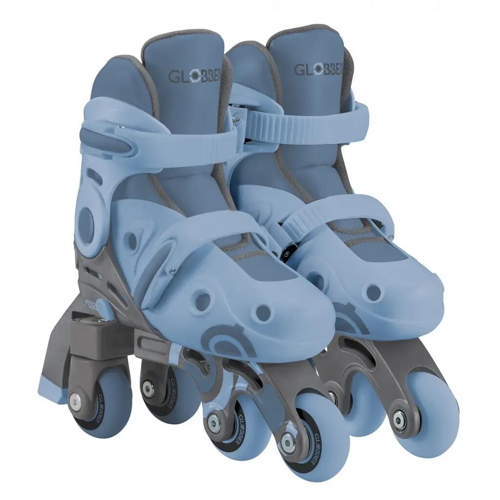 GLOBBER Inline Skates 2 in 1 Size 30-33 Ash Blue