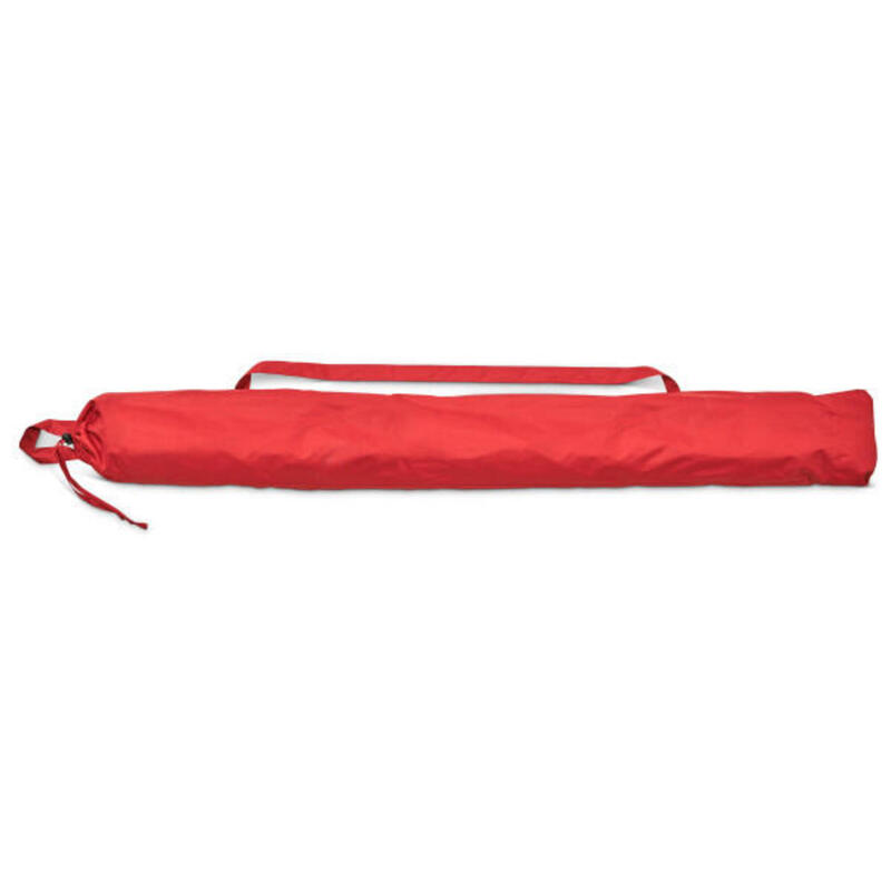 Parasol de plage - protection UPF+50 - 2,4 m de diamètre - Rouge - SPORT-BRELLA
