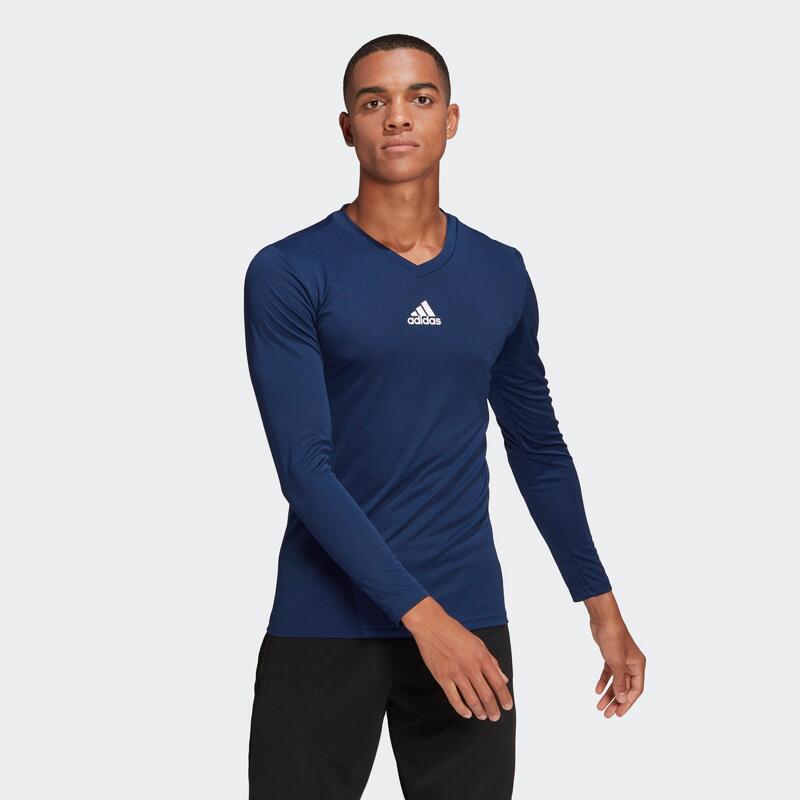 Tricou Fitness ADIDAS Team Base Albastru Închis Bărbați