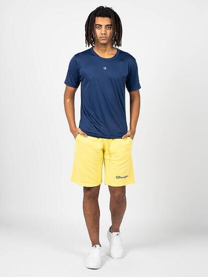 Pantalones Cortos Deportivos para Hombre Champion Script Logo YL Amarillo