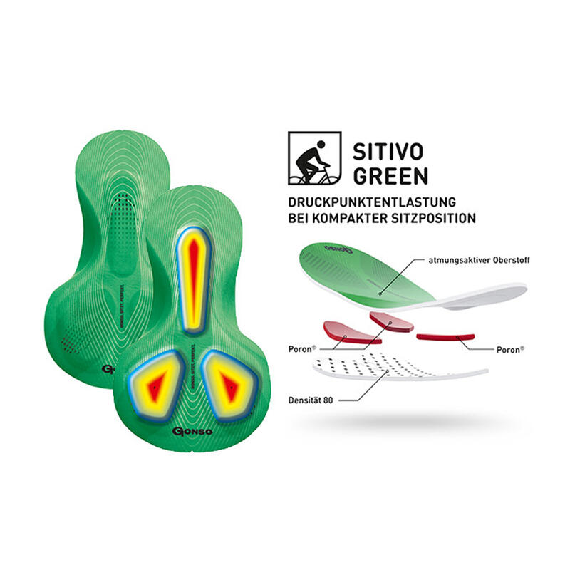 GONSO Damen MTB Shorts Sitivo Green