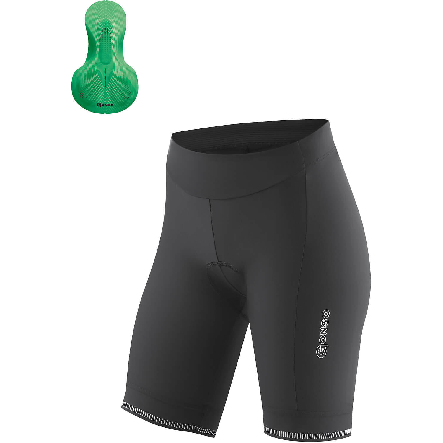 Damen Shorts Bike Sitivo Green 4/7