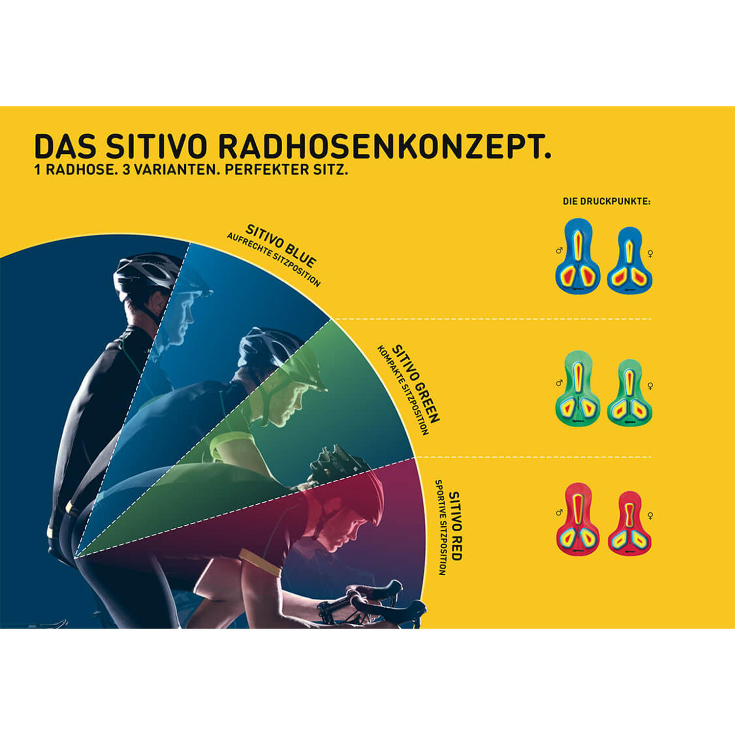 Damen Radhose Sitivo Tight Blue 7/7