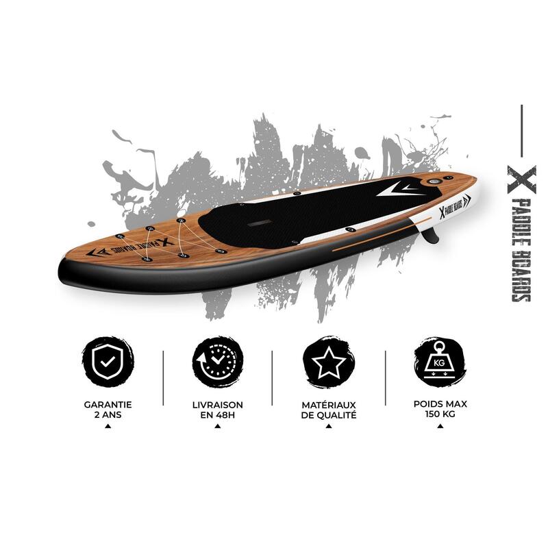 Paddle Gonflable Natural Pack Complet Kayak