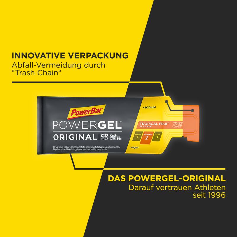 Powerbar PowerGel Original Tropical Fruit 24x41g - High Carb Energie Gel