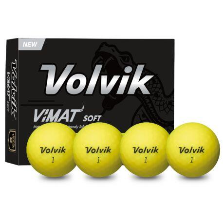 VOLVIK Golfbal  Vimat Soft  Geel