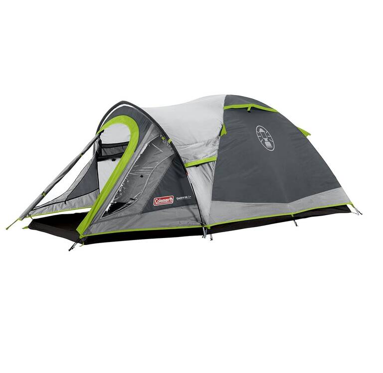 2 Plus-Person Darwin Camping & Hiking Tent With Extra Porch, Compact, Lightweight & Easy Setup, Green