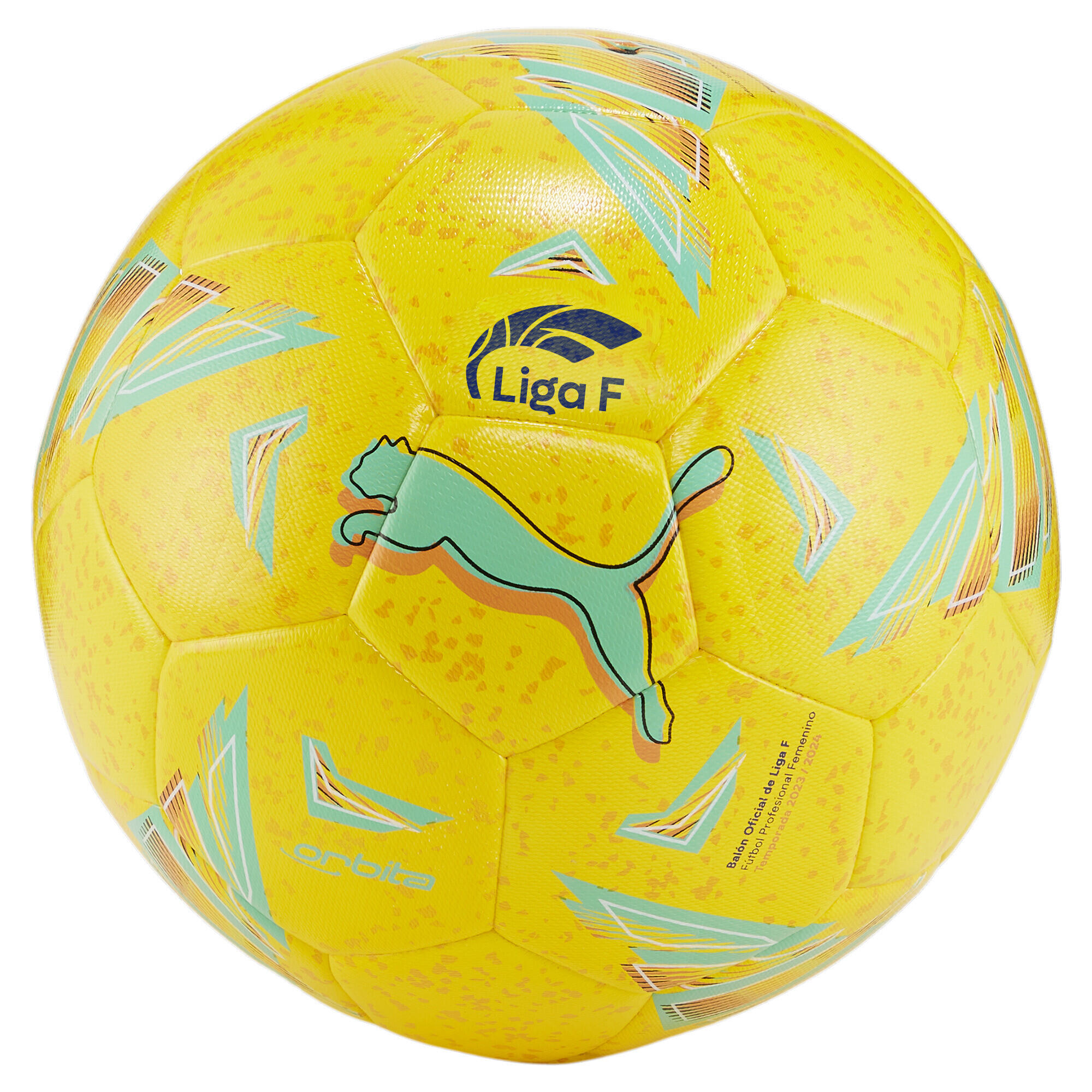 Puma - Ballon De Football Orbita Liga Féminine Espagnole 23/24 Puma - Ballon De Foot - Jaune|multicolore - 5 - Decathlon