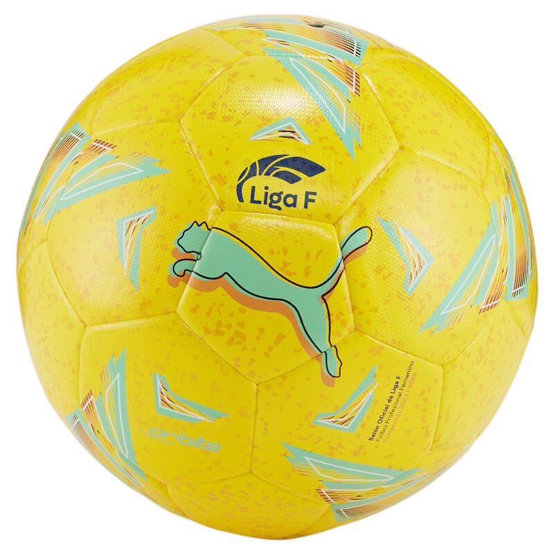 Balón de fútbol Orbita Liga F híbrido PUMA Dandelion Multi Colour Yellow