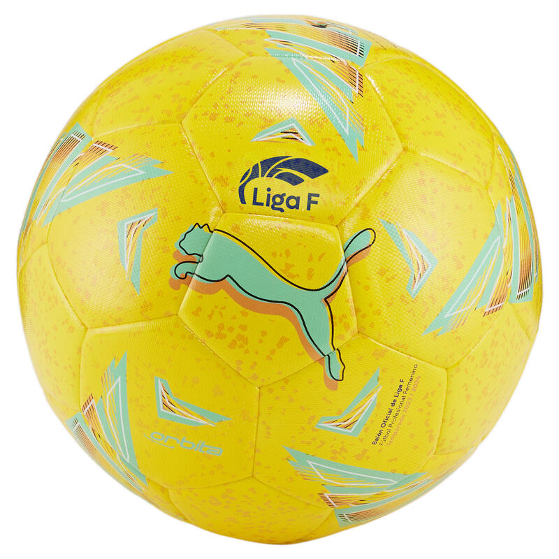 Orbita Liga F Hybrid Fußball Erwachsene PUMA Dandelion Multi Colour Yellow