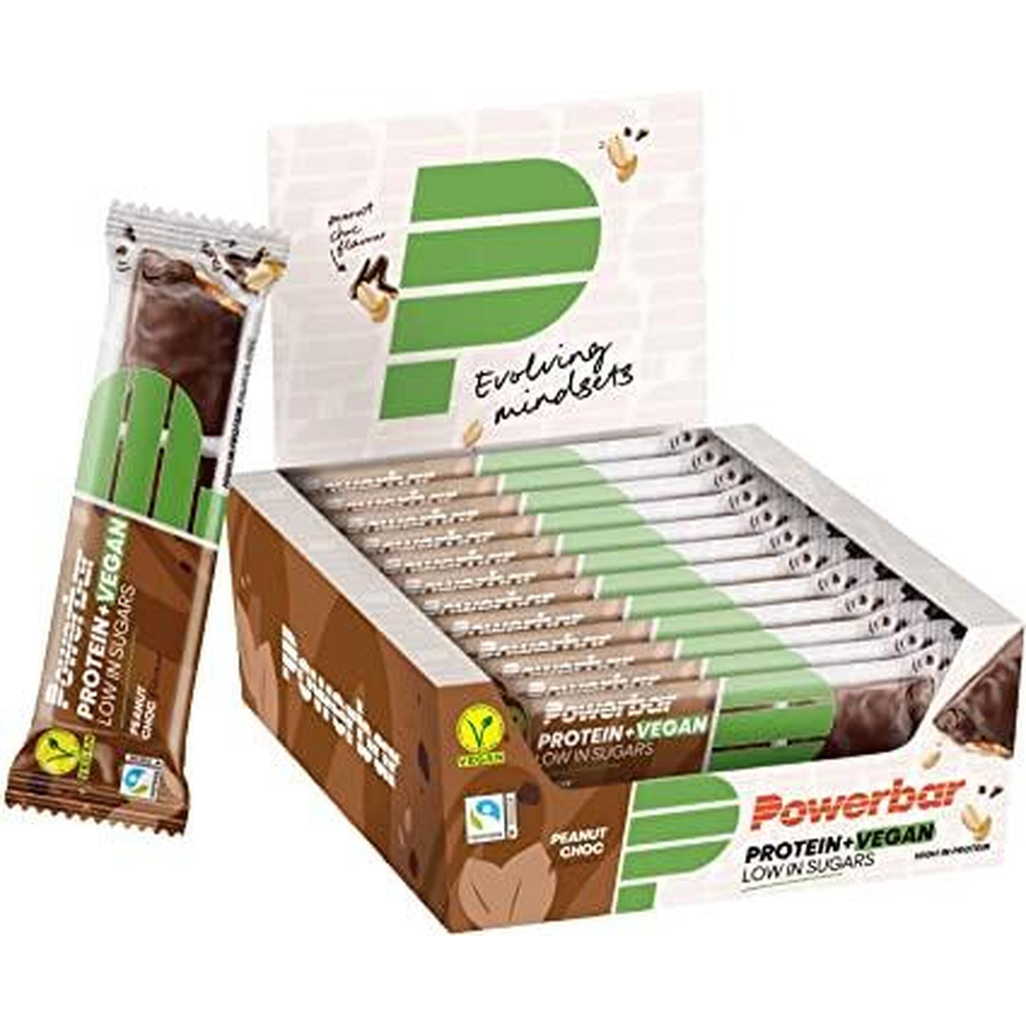 Veganer Proteinriegel 2x21g PowerBar (Packung mit 12 Stück)