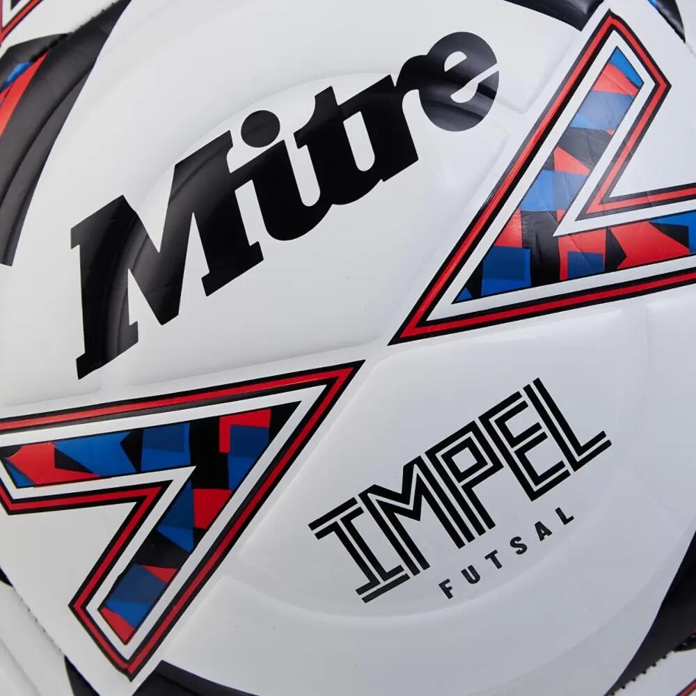 Ballon de Futsal Impel - Blanc/Noir/Rouge 4/5