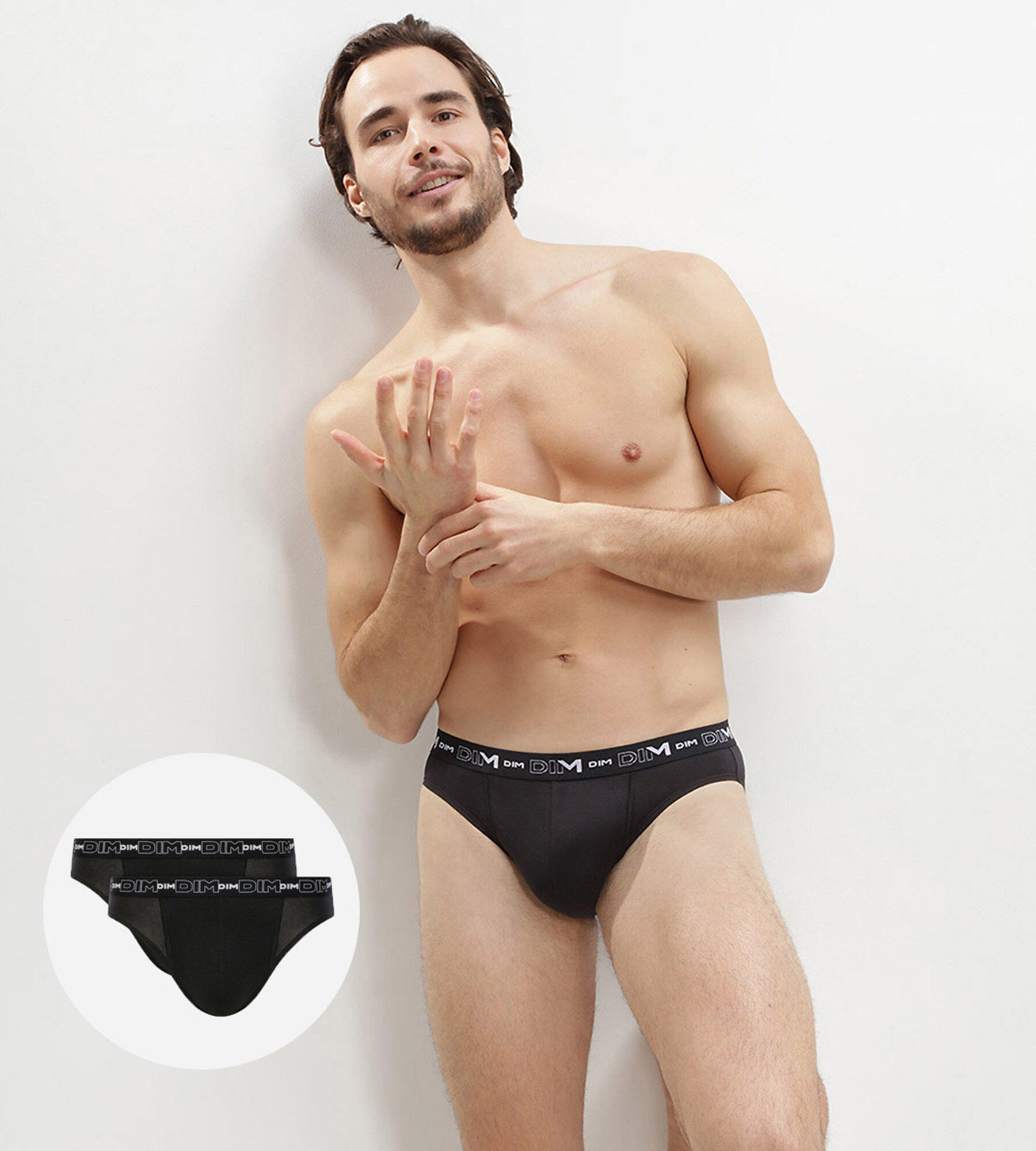 Lot de 2 Slips Homme Coton Stretch