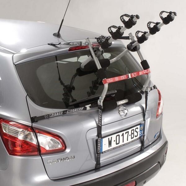 Mottez - Porte-vélo 3 Vélos À Sangles Ariane 3 - Porte-vélo - Noir - Taille Unique - Decathlon