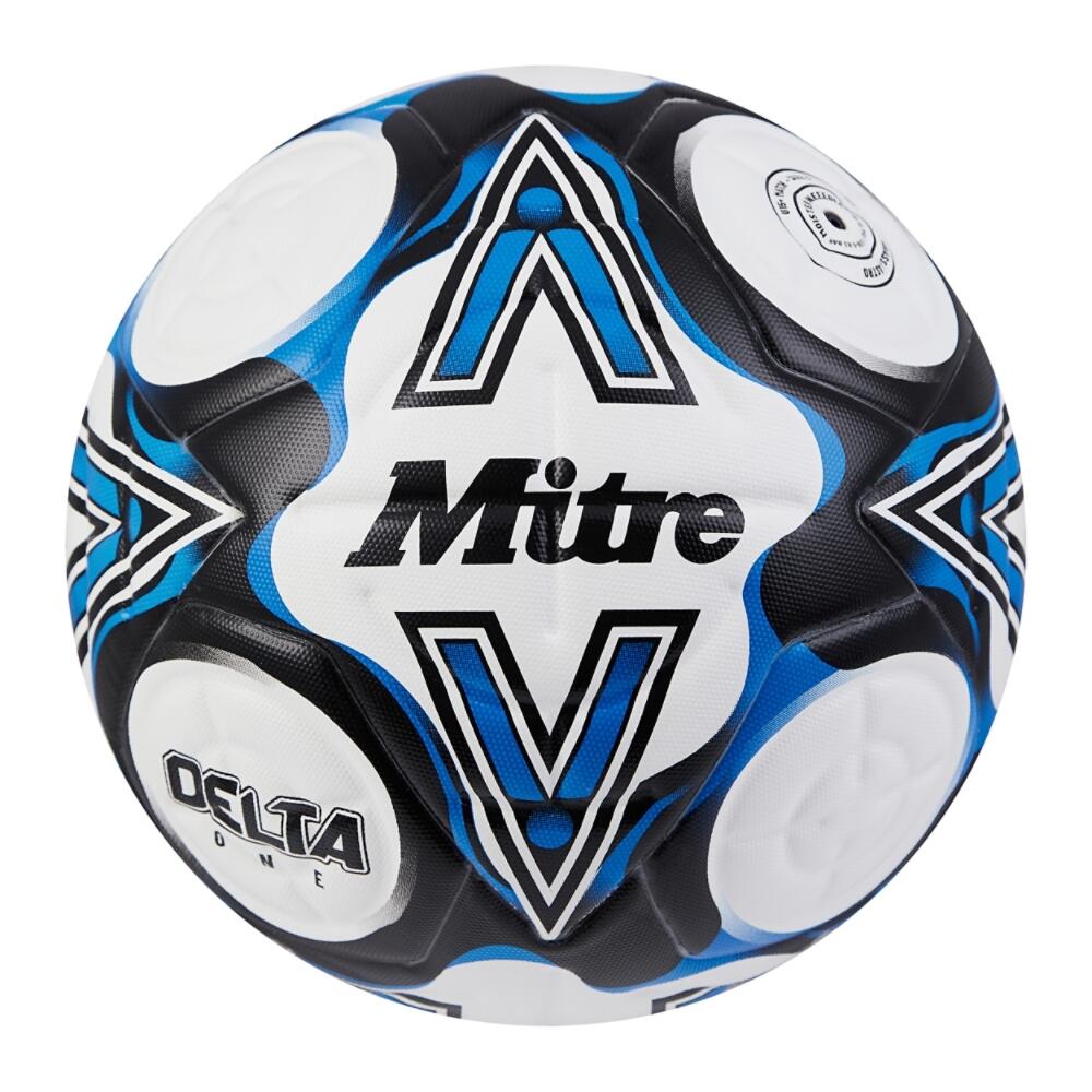 MITRE Delta One Football - White/Black/Blue