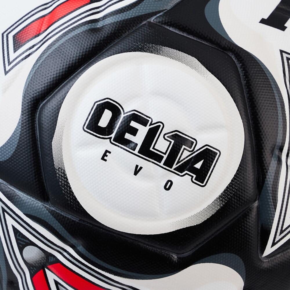 Ballon Delta Evo - Blanc/Noir/Rouge 5/5