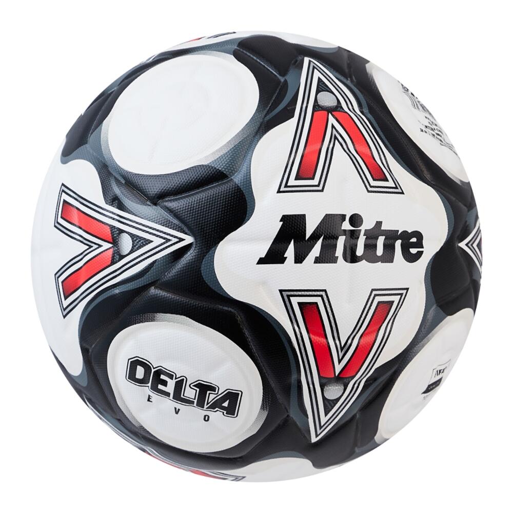 Ballon Delta Evo - Blanc/Noir/Rouge 3/5