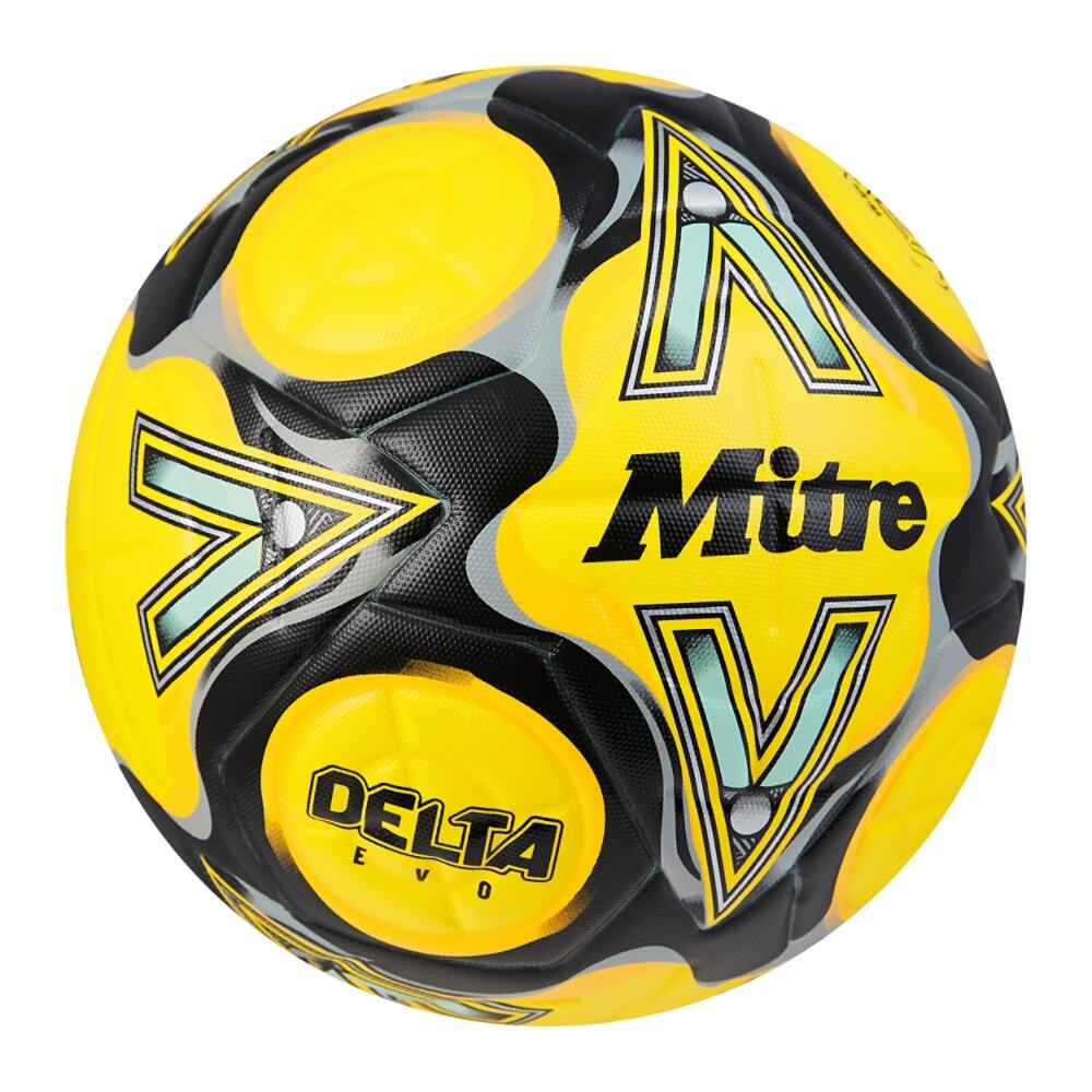 Ballon de football Delta Evo - Jaune/Noir/Gris 3/5