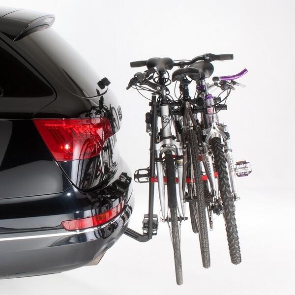 Porte-vélo 3 vélos suspendus sur attelage JUPITER 3 2/4