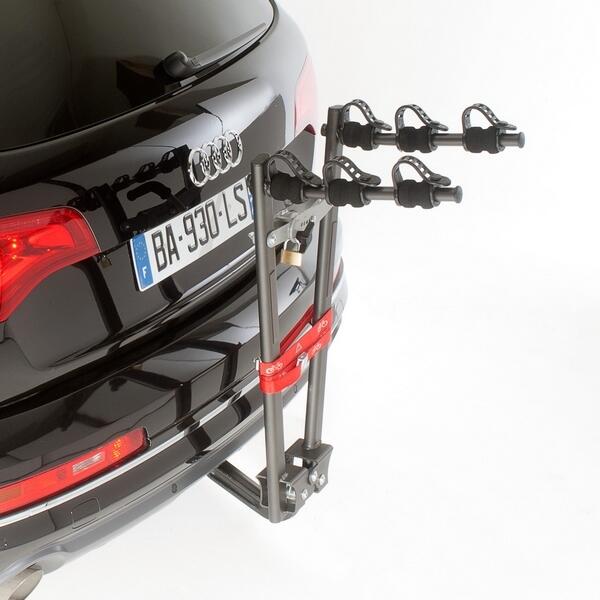 Mottez - Porte-vélo 3 Vélos Suspendus Sur Attelage Jupiter 3 - Porte-vélo - Noir - Taille Unique - Decathlon